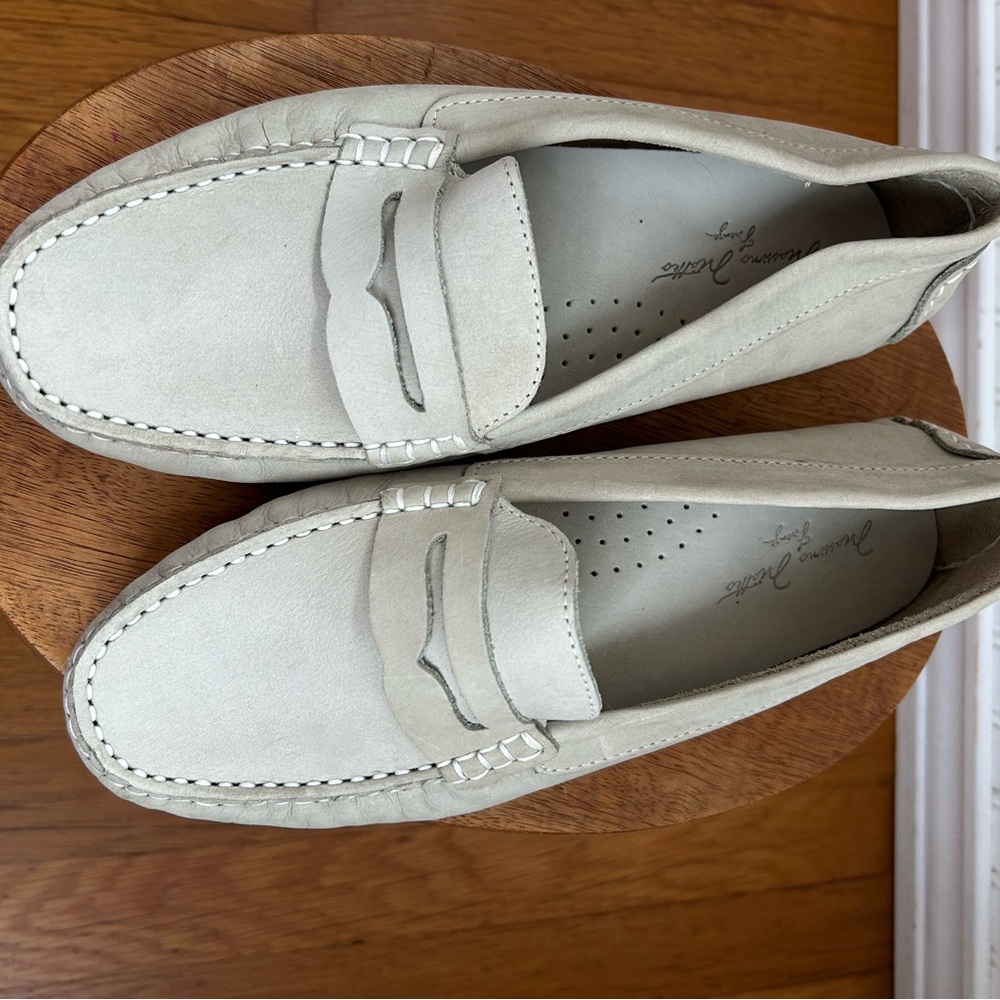 Womens Massimo Matteo Light Gray Loafers - Picture 2 of 4